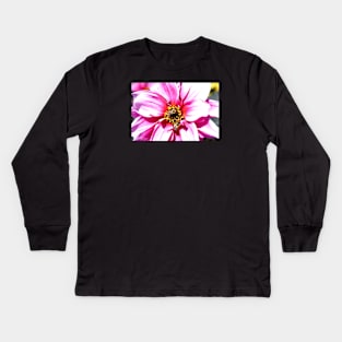 Honey bee & red / Swiss Artwork Photography Kids Long Sleeve T-Shirt